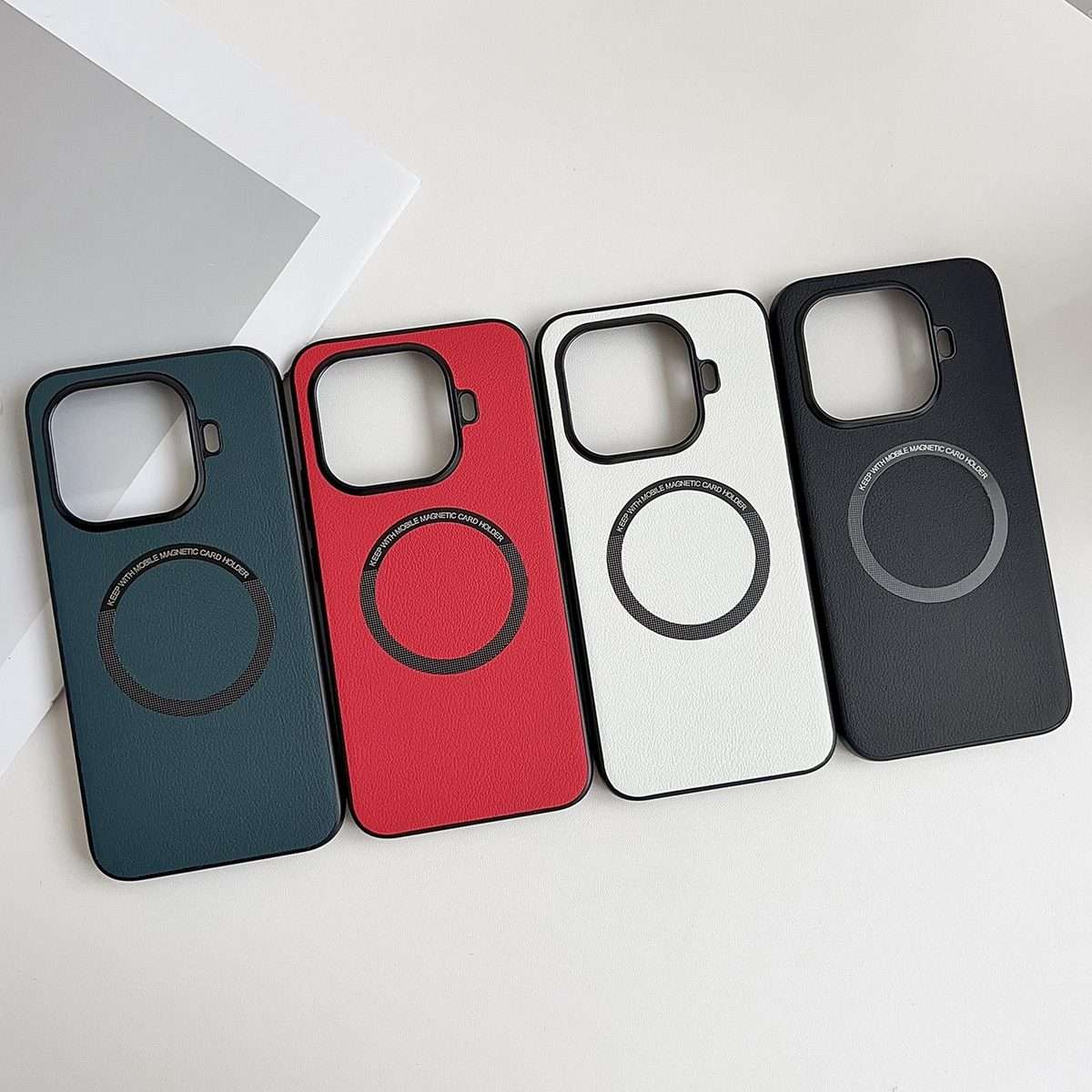 For Xiaomi 15T Pro PU MagSafe Magnetic Phone Case(Green)
