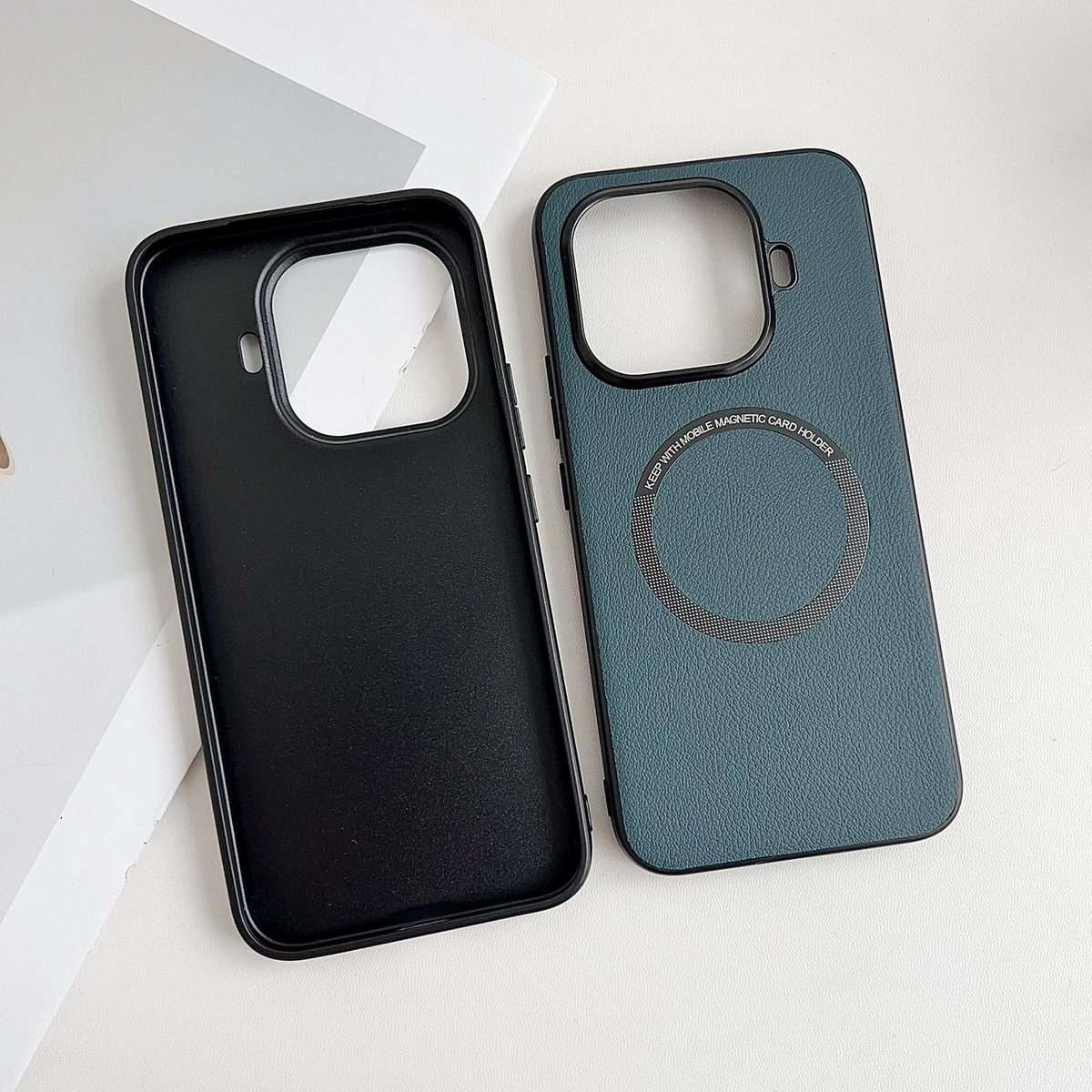 For Xiaomi 15T Pro PU MagSafe Magnetic Phone Case(Green)
