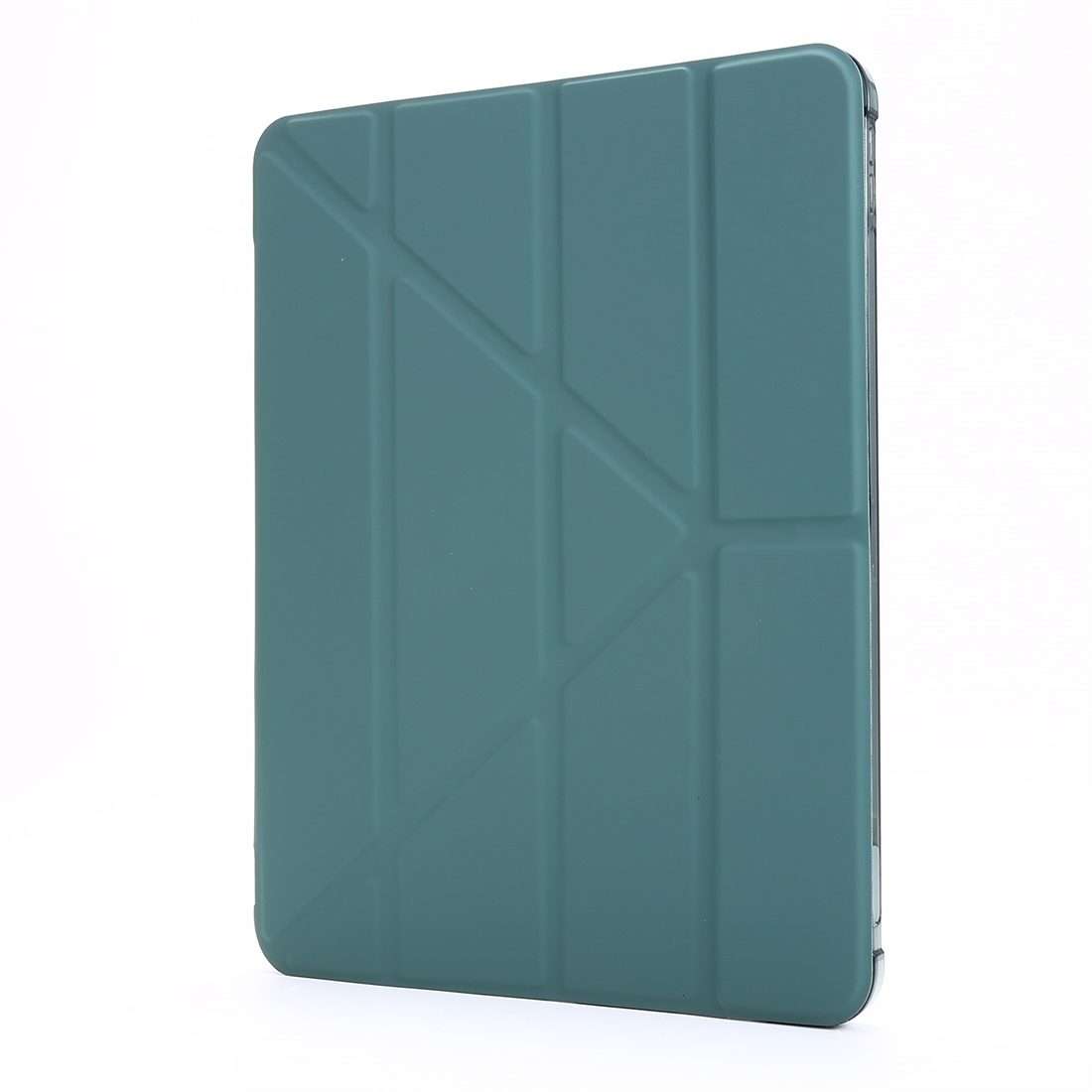 For iPad Pro 11 (2020/2018) / Air 2020 10.9 Multi-folding Horizontal Flip PU Leat ... (Deep Green)