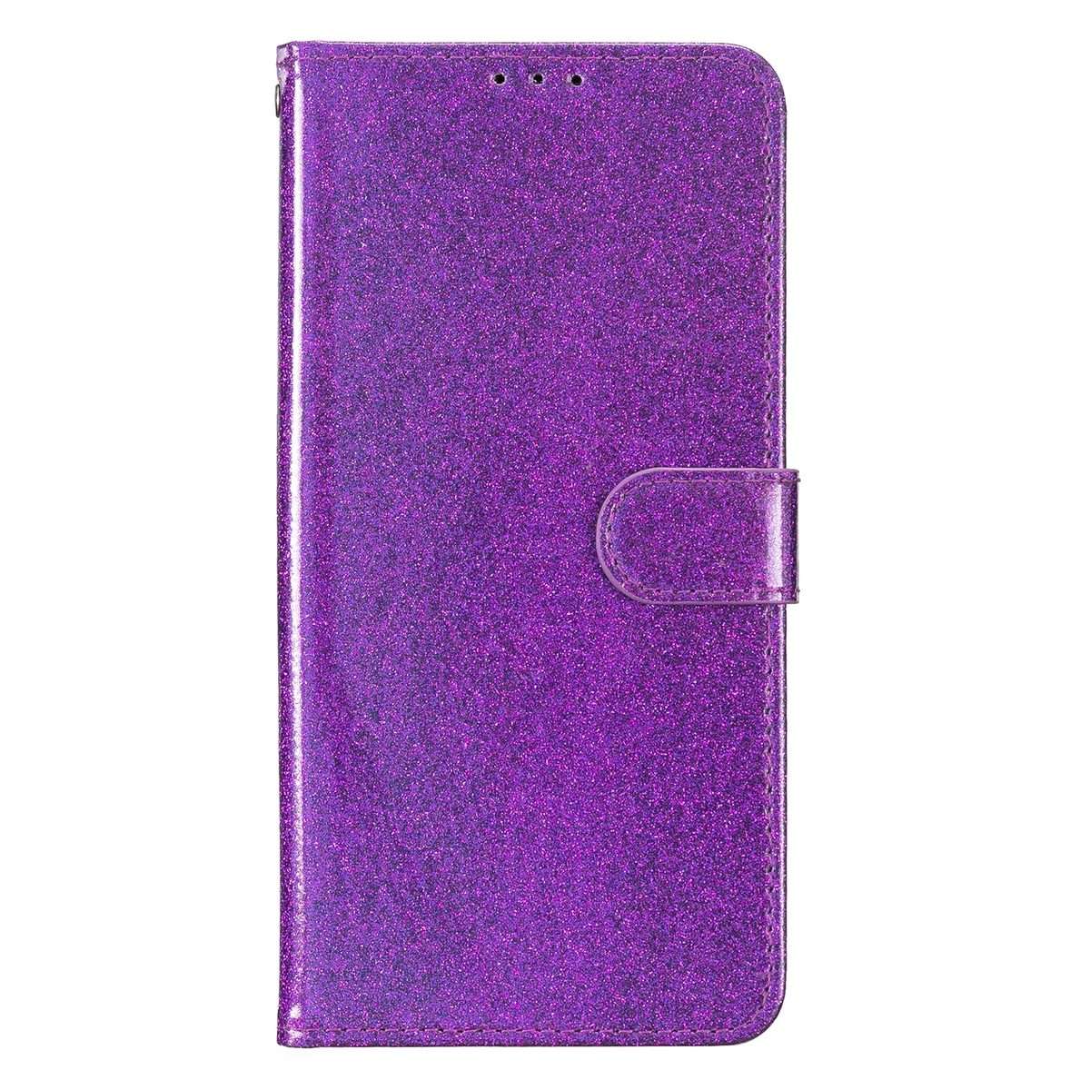 For Xiaomi 15 Pro Glitter Powder Flip Leather Phone Case(Purple)