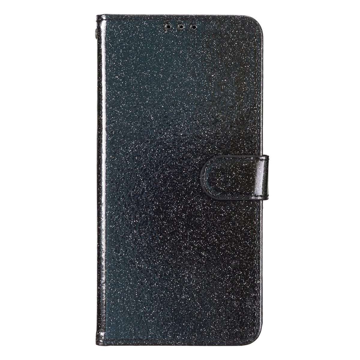 For Xiaomi 17 Pro Glitter Powder Flip Leather Phone Case(Black)