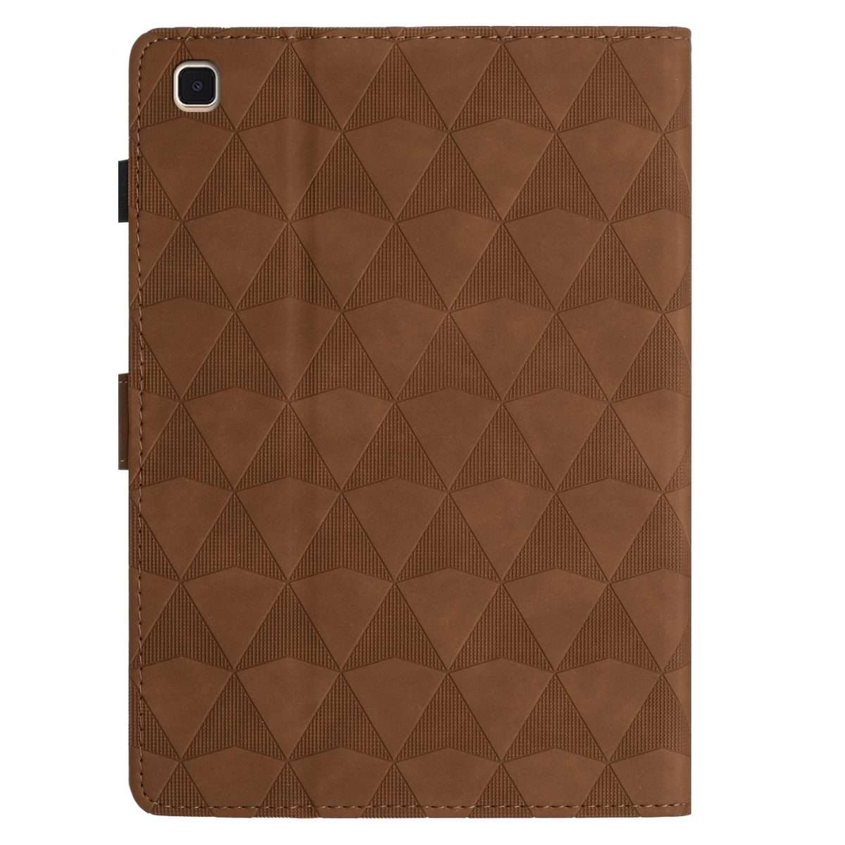 For Samsung Galaxy Tab A7 Lite T220 Diamond Texture Embossed Leather Tablet Case(Brown)