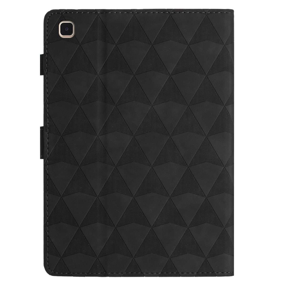 For Samsung Galaxy Tab A7 Lite T220 Diamond Texture Embossed Leather Tablet Case(Black)