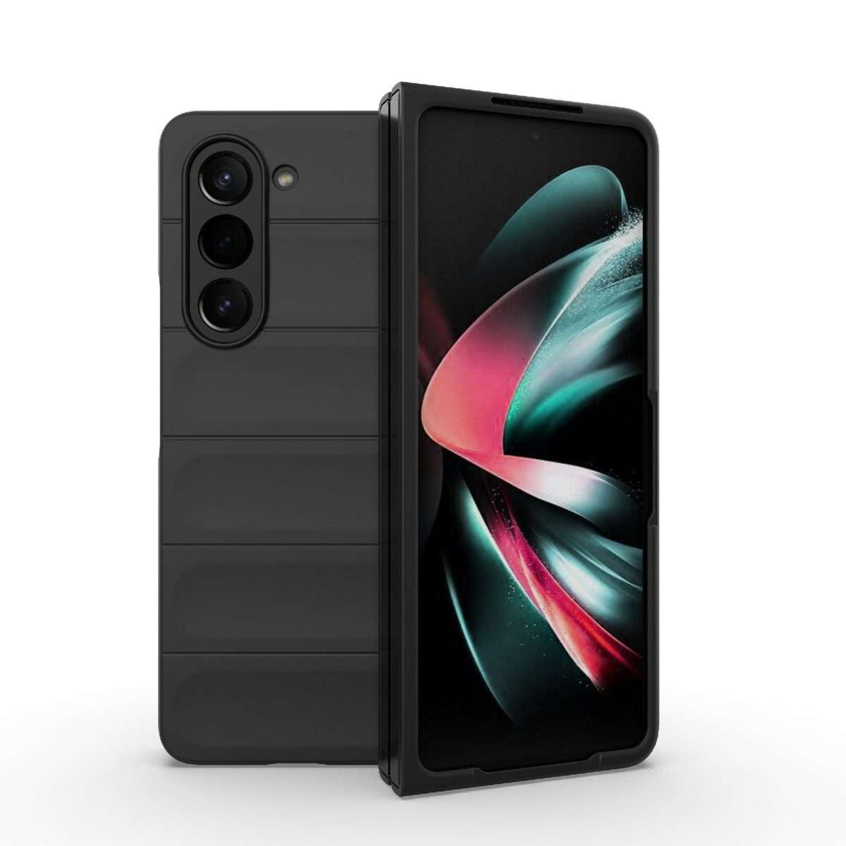 For Samsung Galaxy Z Fold5 5G Magic Shield Fold PC Shockproof Phone Case(Black)