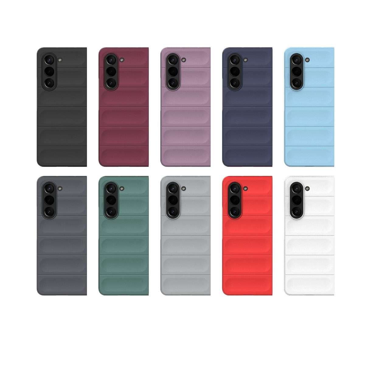 For Samsung Galaxy Z Fold5 5G Magic Shield Fold PC Shockproof Phone Case(Black)