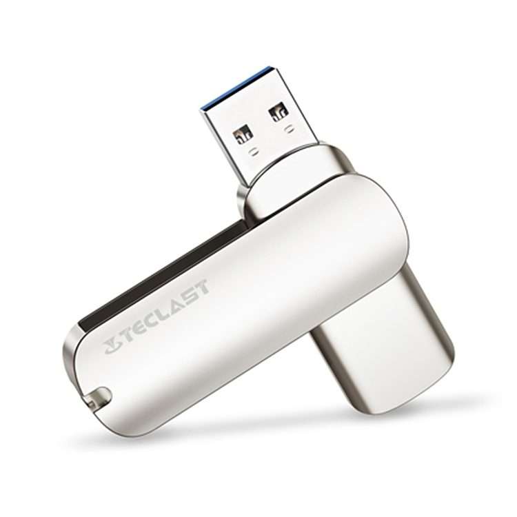 Teclast Leishen Plus Series USB3.0 Twister Flash Drive, Memory:64GB(Silver)