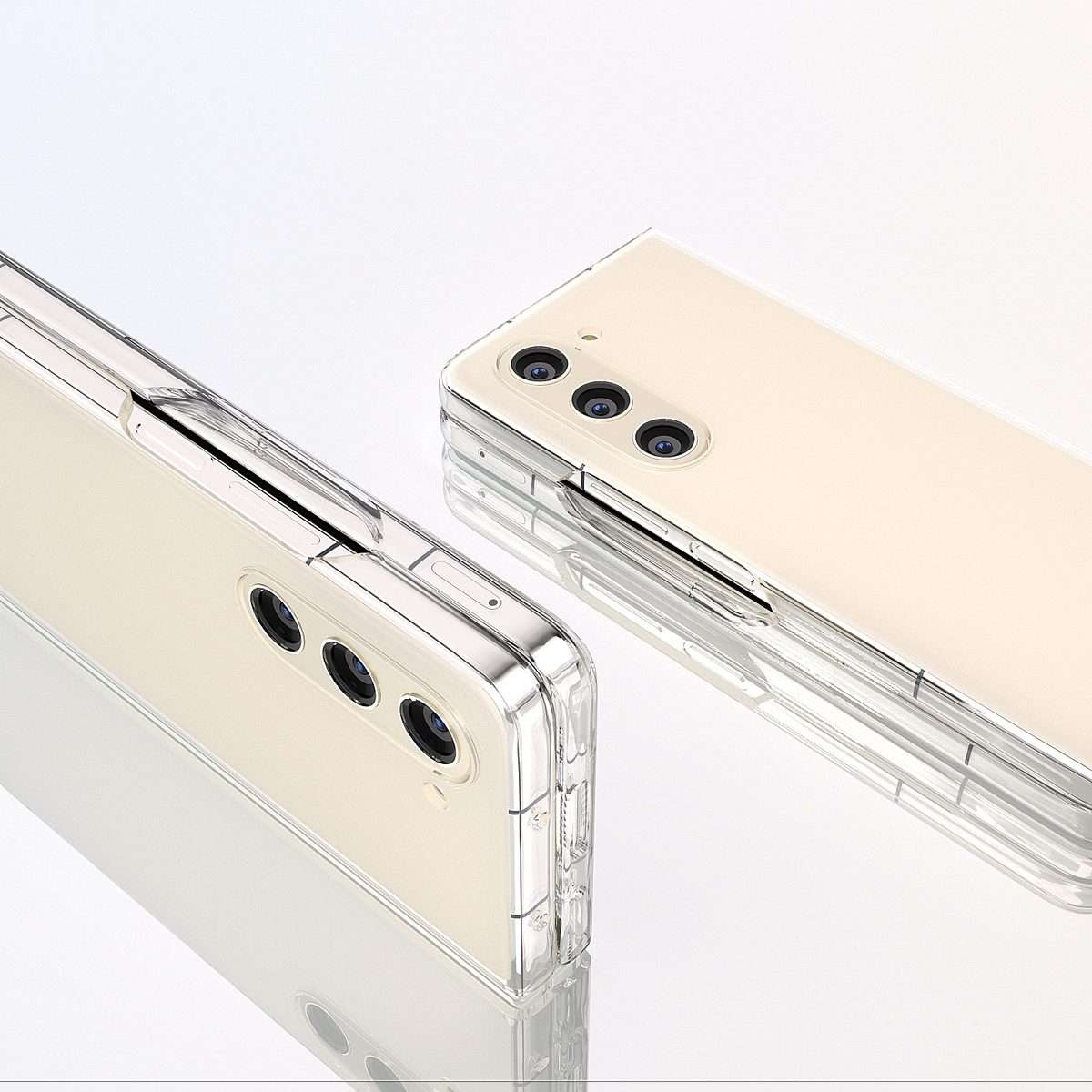 For Samsung Galaxy Z Fold5 5G TPU+PC Transparent Phone Case