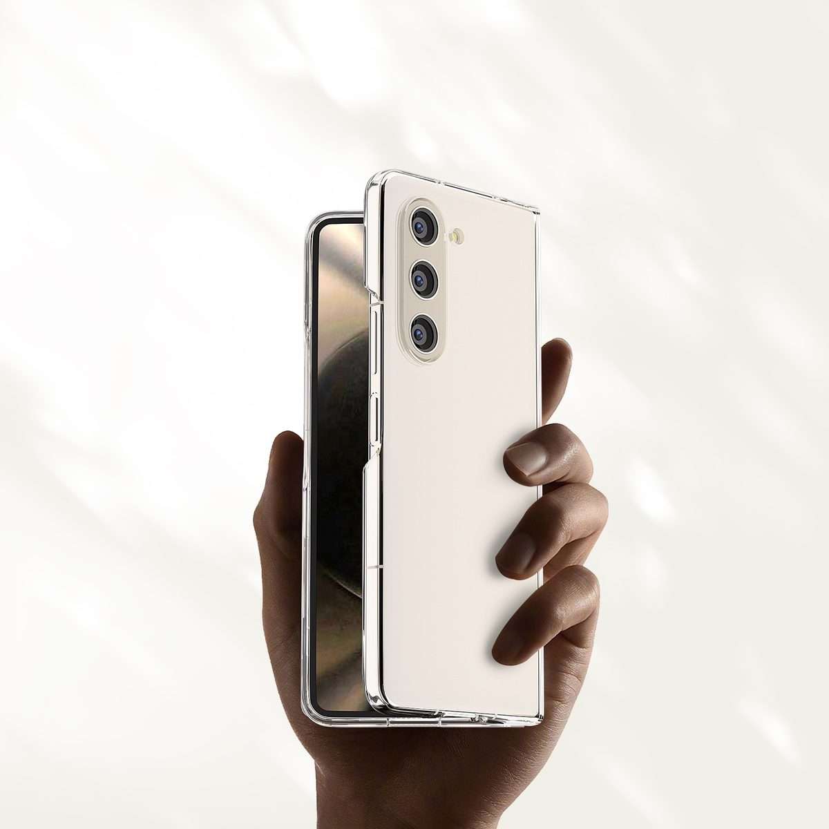 For Samsung Galaxy Z Fold5 5G TPU+PC Transparent Phone Case
