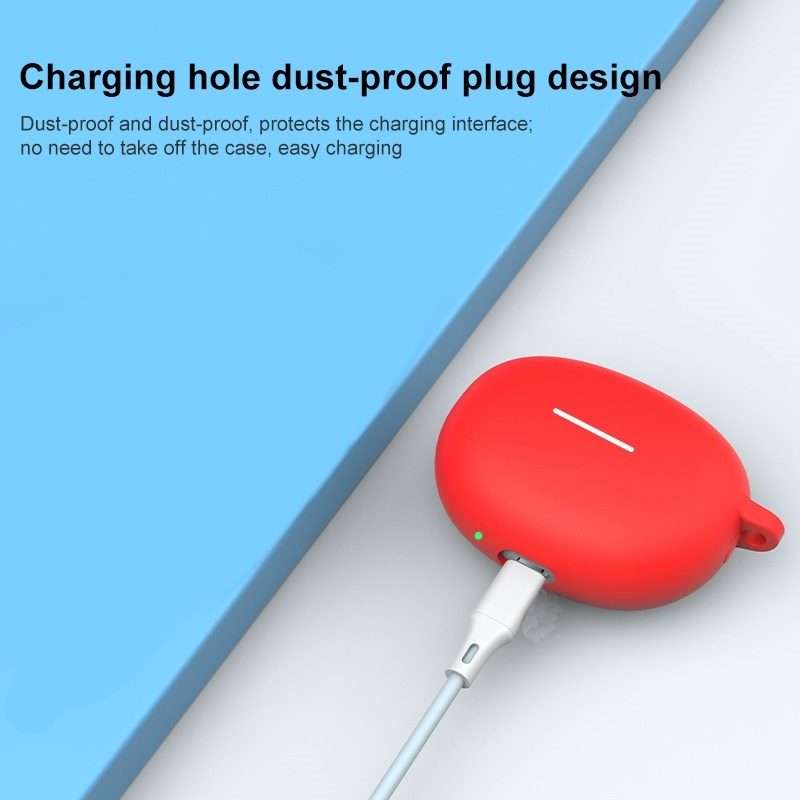 For Redmi Buds 5 Pro Silicone Earphone Protective Case(White)