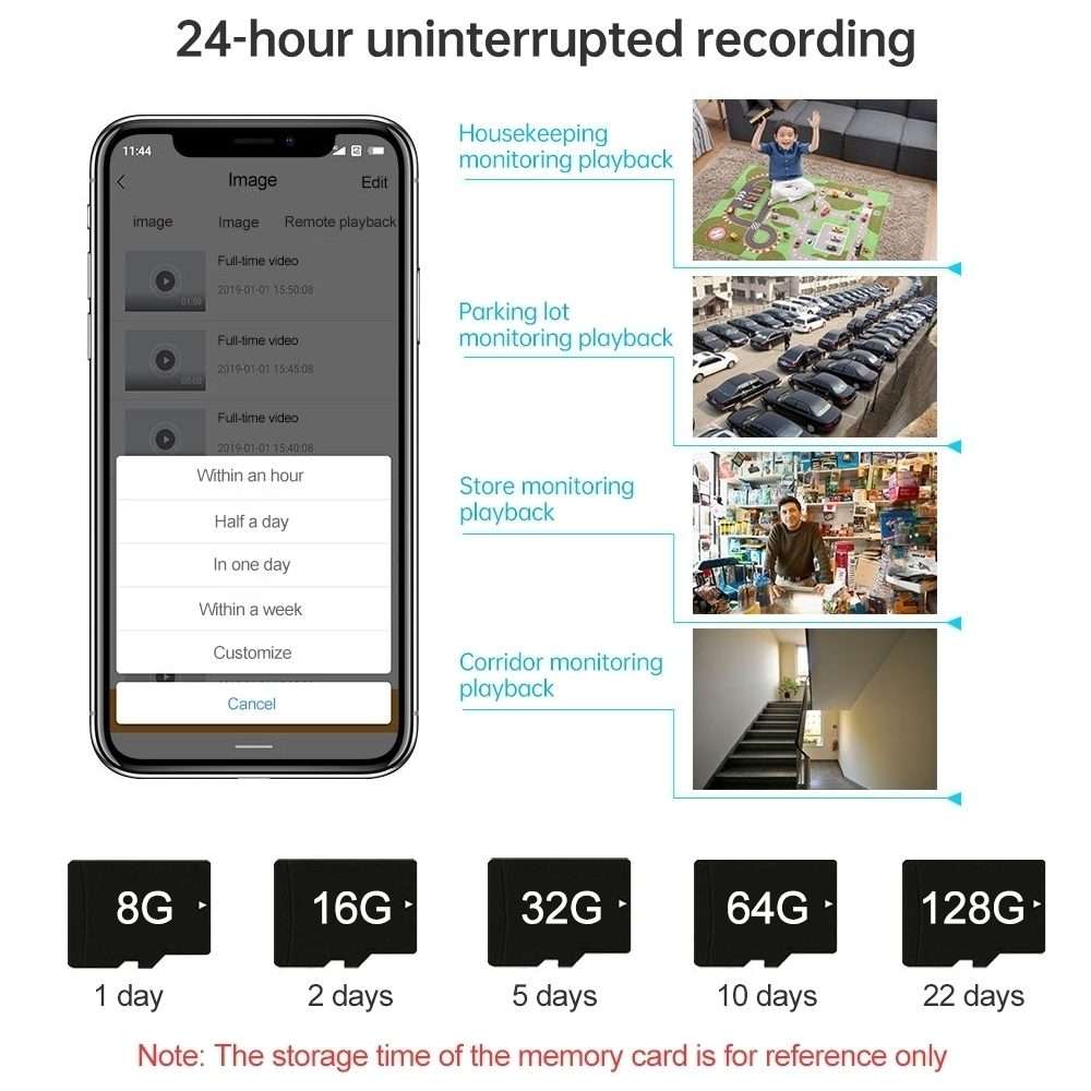 DP41 Bulb-type Dual-lens Motion Tracking Smart Camera Supports Voice Intercom(White)