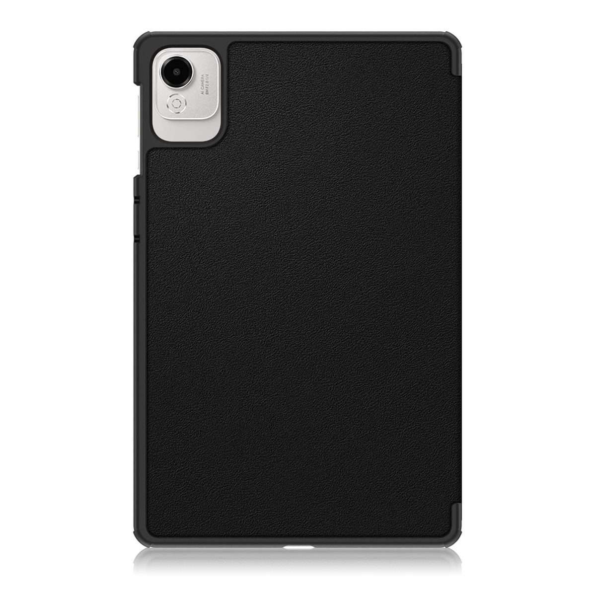 For Honor Pad X9a / X9 Pro Custer Pure Color 3-Fold Leather Tablet Case(Black)
