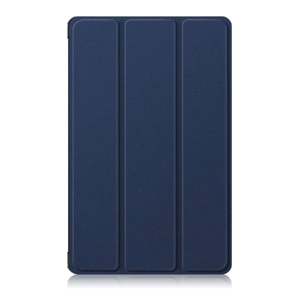 For Honor Pad X9a / X9 Pro Custer Pure Color 3-Fold Leather Tablet Case(Dark Blue)