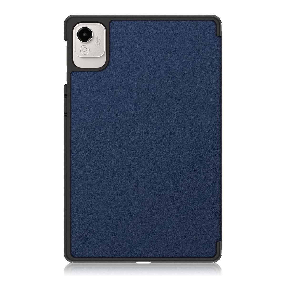 For Honor Pad X9a / X9 Pro Custer Pure Color 3-Fold Leather Tablet Case(Dark Blue)