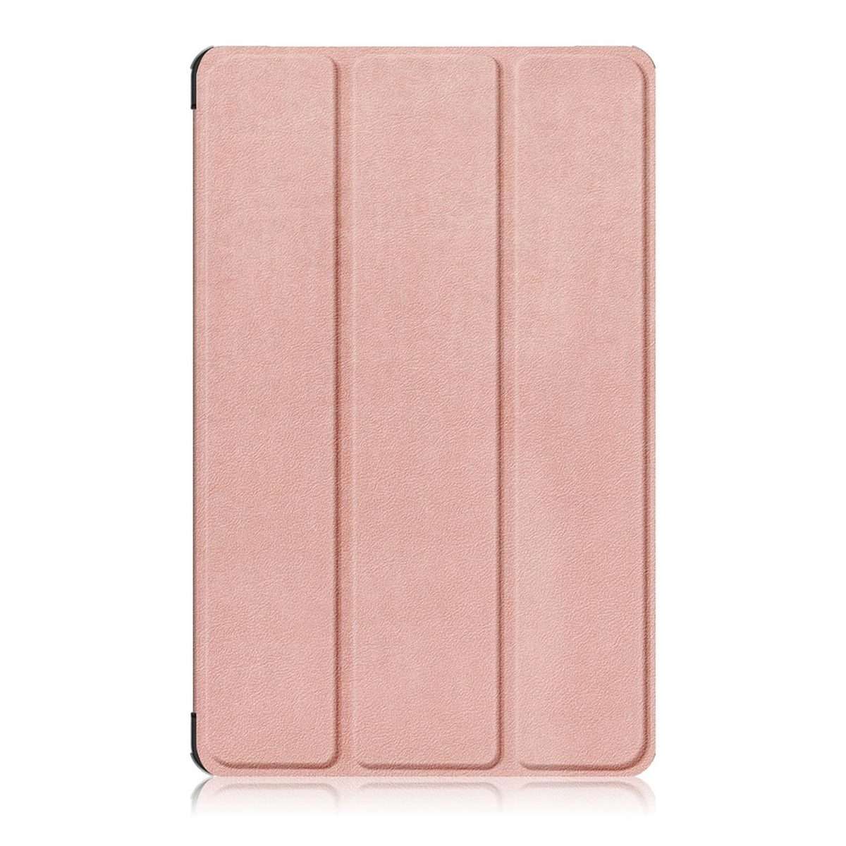 For Honor Pad X9a / X9 Pro Custer Pure Color 3-Fold Leather Tablet Case(Rose Gold)