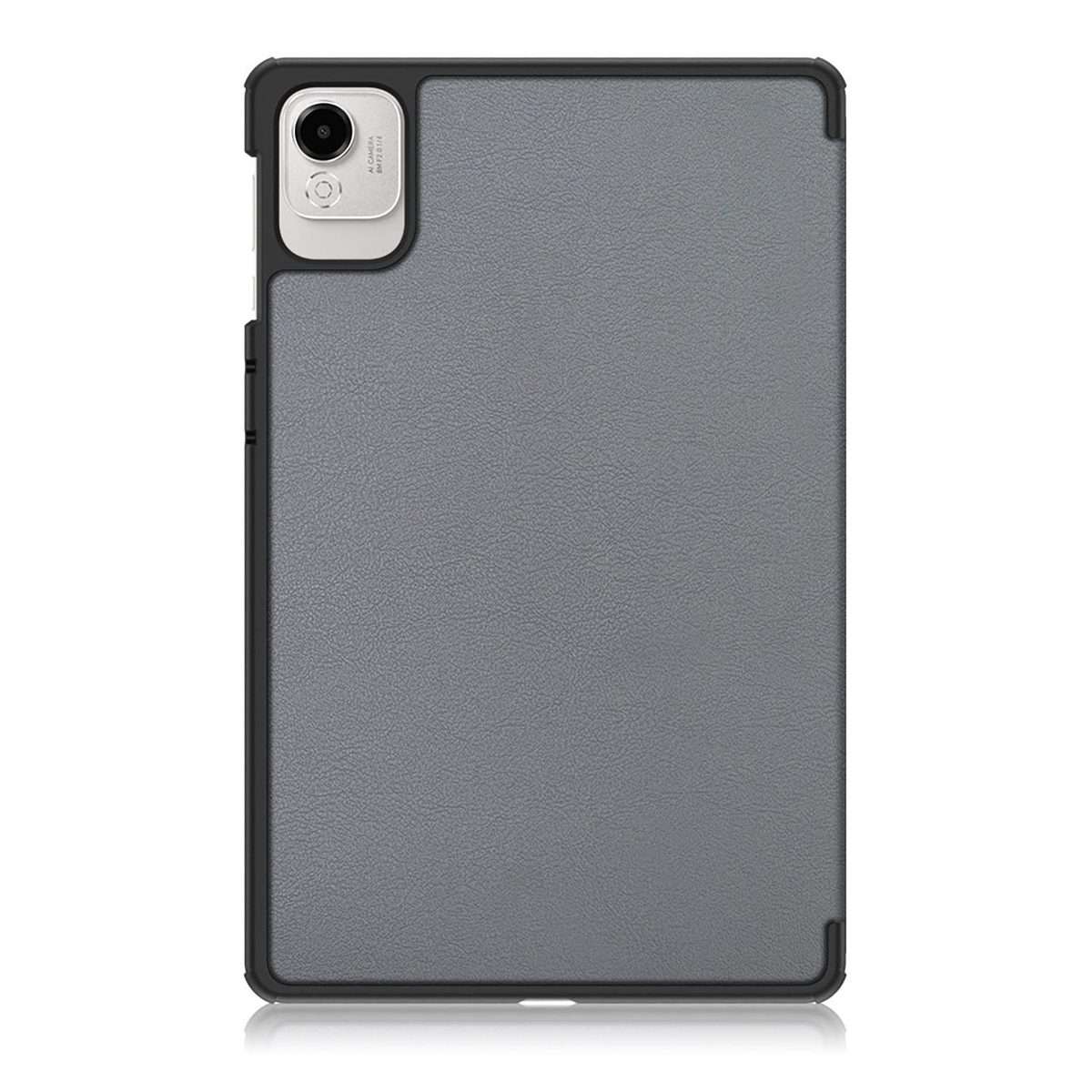 For Honor Pad X9a / X9 Pro Custer Pure Color 3-Fold Leather Tablet Case(Grey)