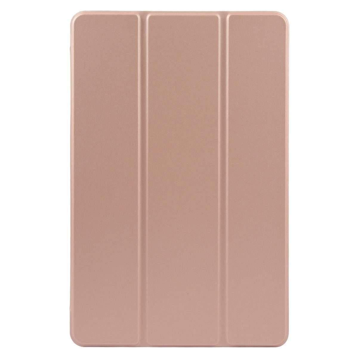 For Honor Pad GT Pro Tri-fold Silicone Leather Tablet Case(Rose Gold)
