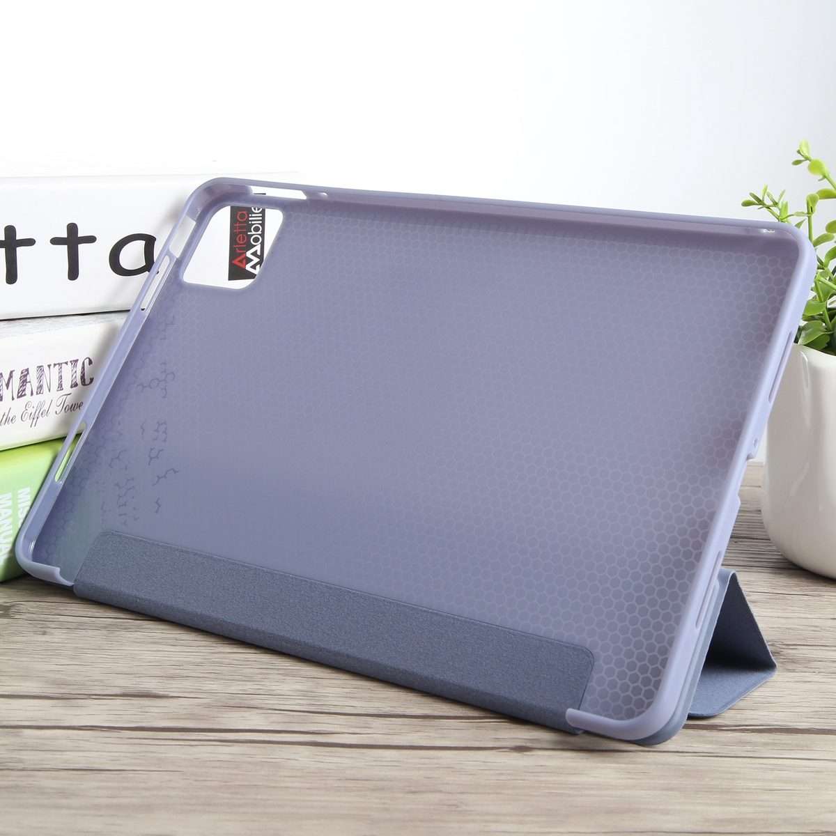 For Honor Pad GT Pro Tri-fold Silicone Leather Tablet Case(Lavender)