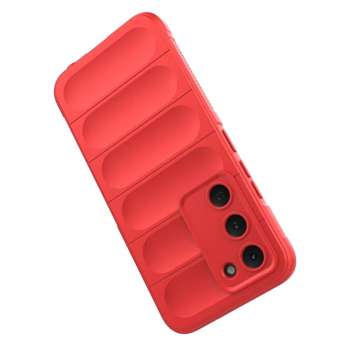 For Tecno Spark 40 Pro 4G Global Magic Shield TPU + Flannel Phone Case(Light Blue)
