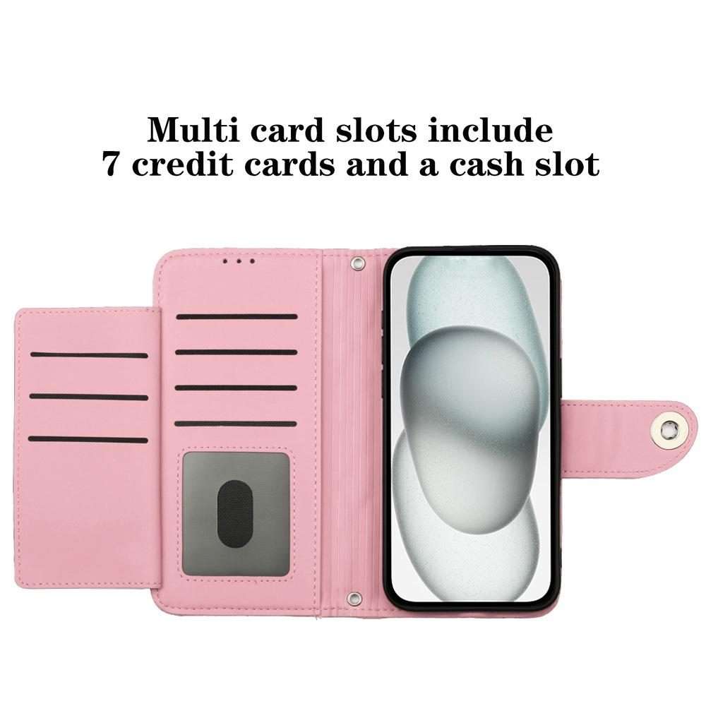 For Honor Magic8 Pro Air 5G Rhombic Texture Flip Leather Phone Case with Lanyard(Pink)