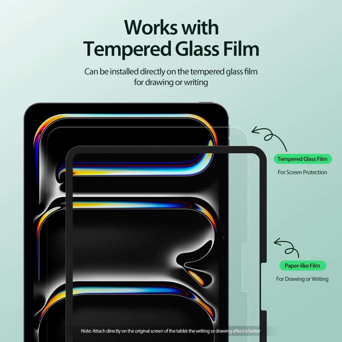 For iPad Pro 11 2025 / 2024 DUX DUCIS Naad Series Removable Paper-like Screen Protector