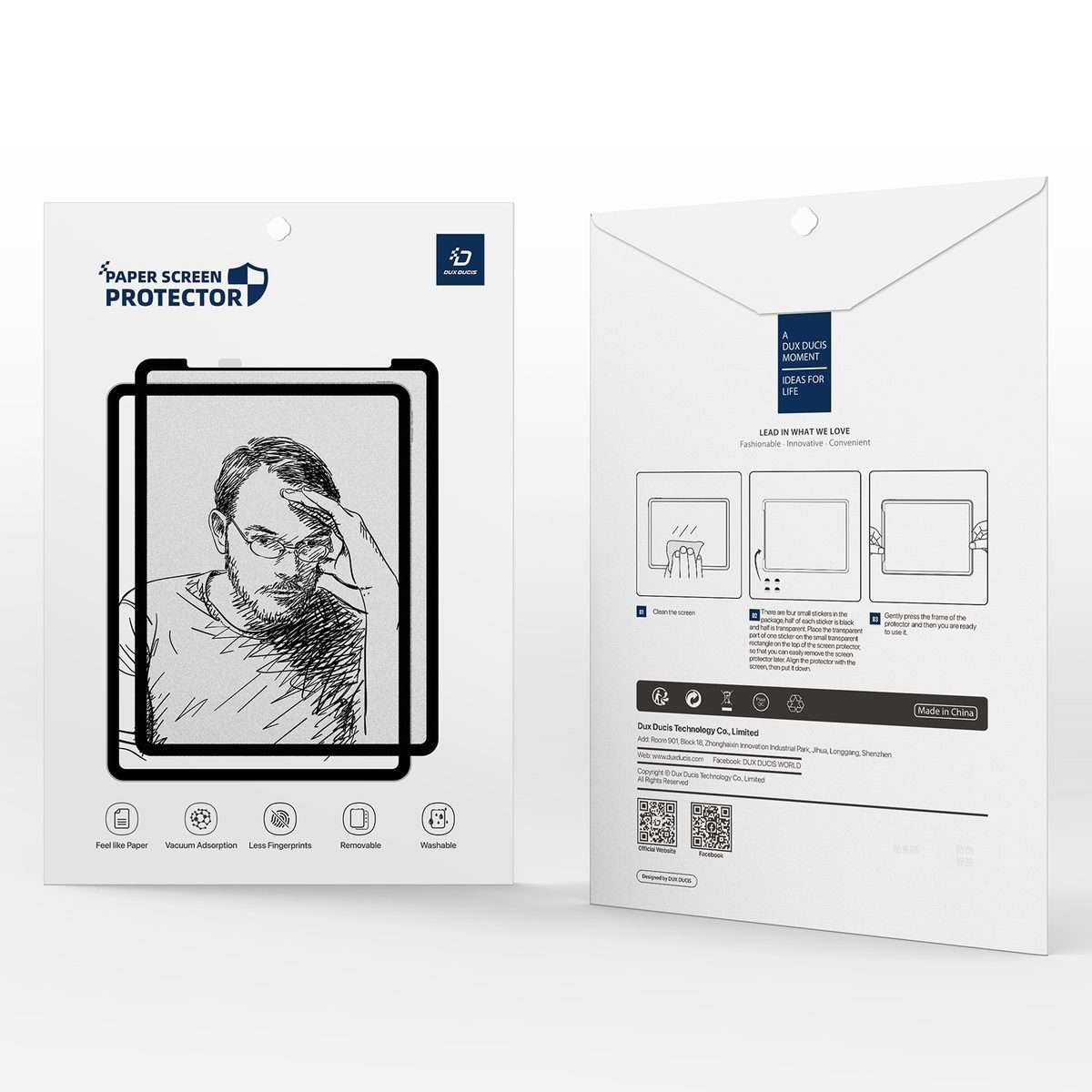 For iPad Pro 11 2025 / 2024 DUX DUCIS Naad Series Removable Paper-like Screen Protector