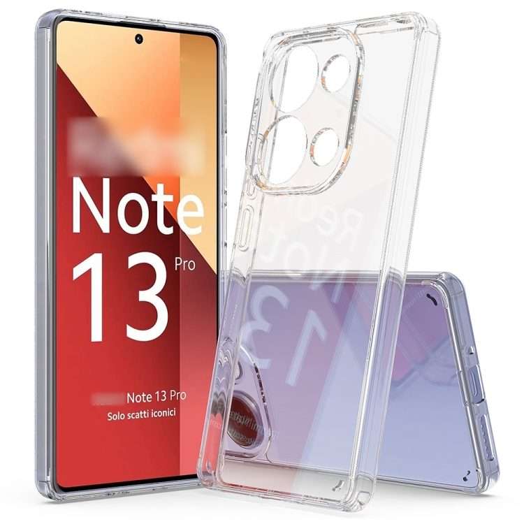 For Xiaomi Redmi Note 13 Pro/Poco M6 Pro 4G Scratchproof Acrylic TPU Phone Case(Transparent)
