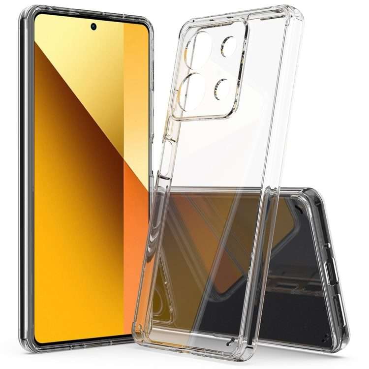 For Xiaomi Redmi Note 13 Pro 5G / Poco X6 Scratchproof Acrylic TPU Phone Case(Transparent)
