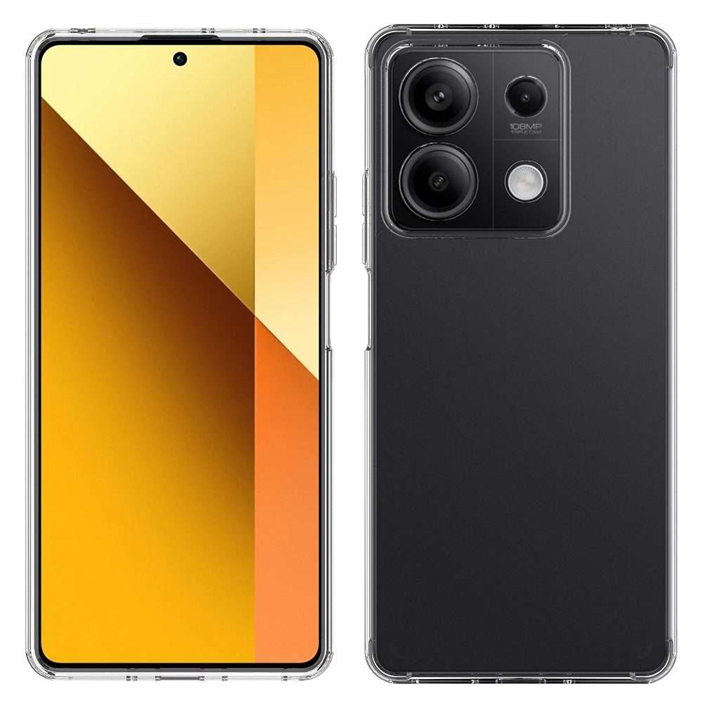 For Xiaomi Redmi Note 13 Pro 5G / Poco X6 Scratchproof Acrylic TPU Phone Case(Transparent)
