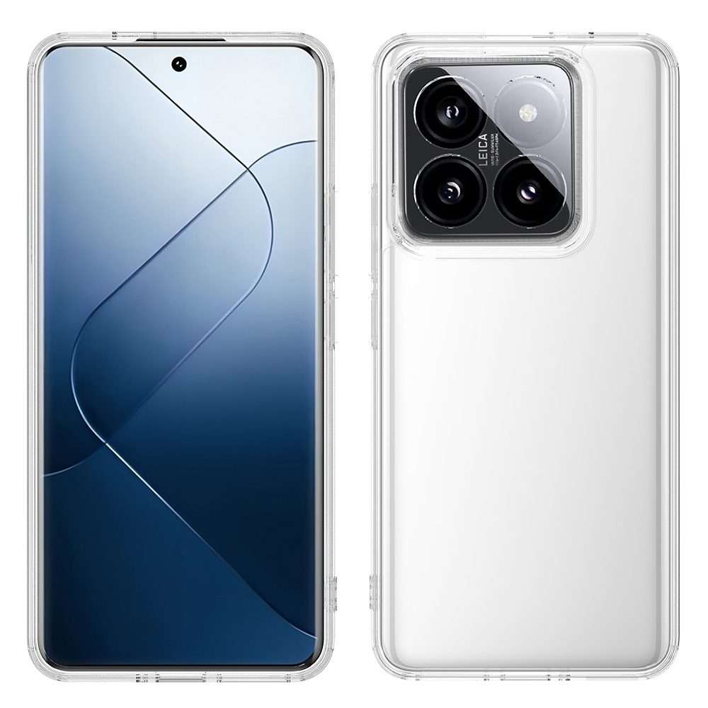 For Xiaomi 14 Pro Scratchproof Acrylic TPU Phone Case(Transparent)