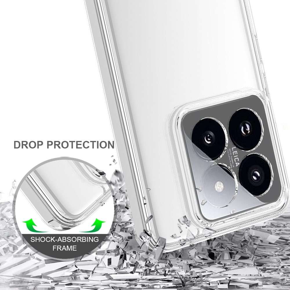 For Xiaomi 14 Pro Scratchproof Acrylic TPU Phone Case(Transparent)