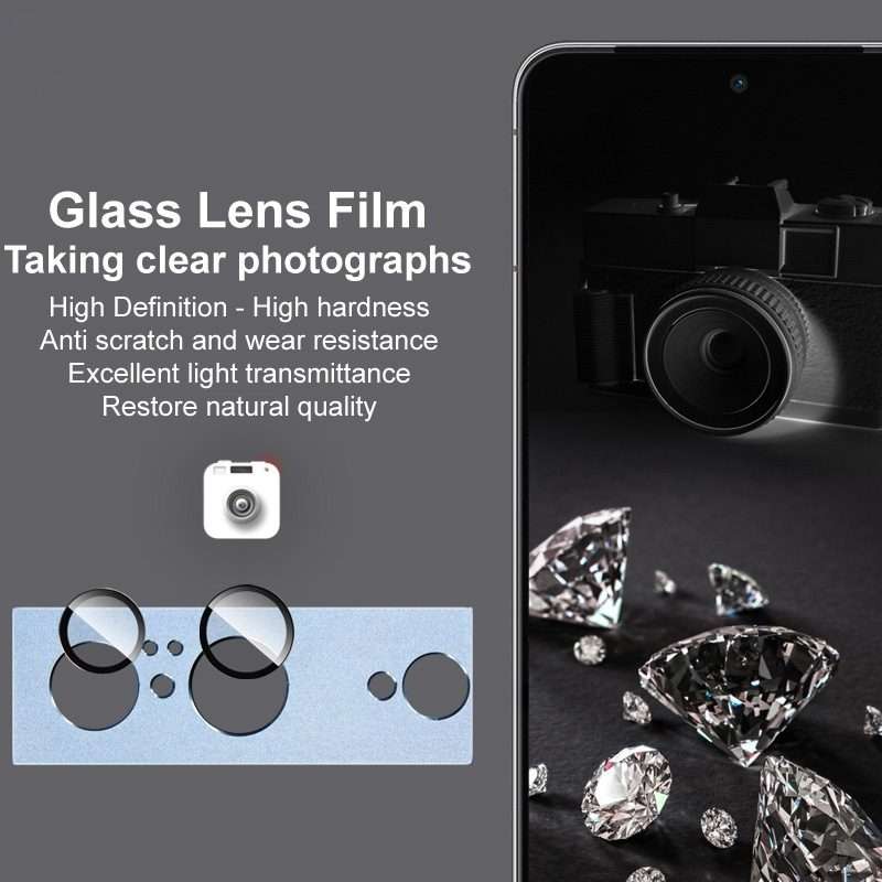 For Google Pixel 8 IMAK Metal Armor Premium Camera Protector Film(Black)