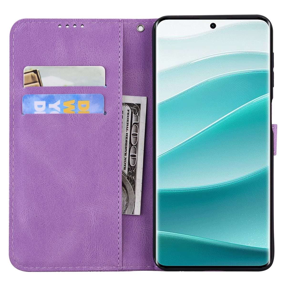 For Redmi Note 14 Pro 5G Retro Skin Feel Butterflies Embossing Horizontal Flip Leathe ... (Purple)