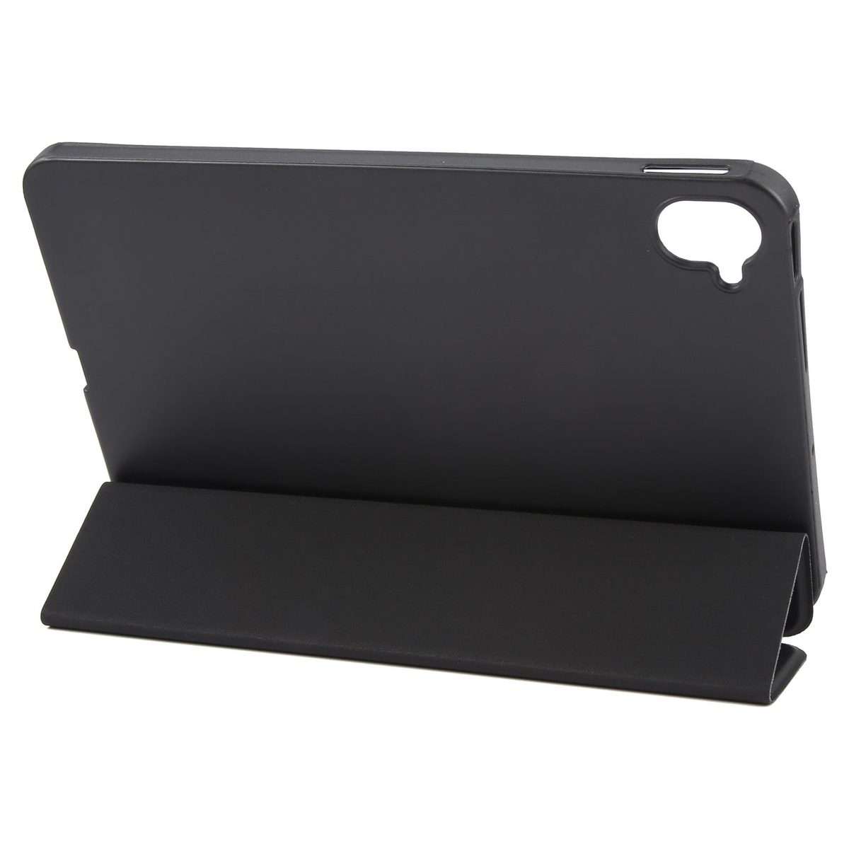 For Xiaomi Pad Mini 8.8 / Redmi K Pad Tri-fold Silicone Leather Tablet Case(Black)