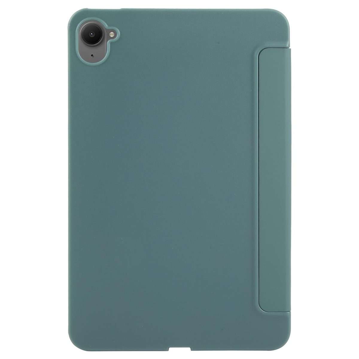 For Xiaomi Pad Mini 8.8 / Redmi K Pad Tri-fold Silicone Leather Tablet Case(Dark Green)