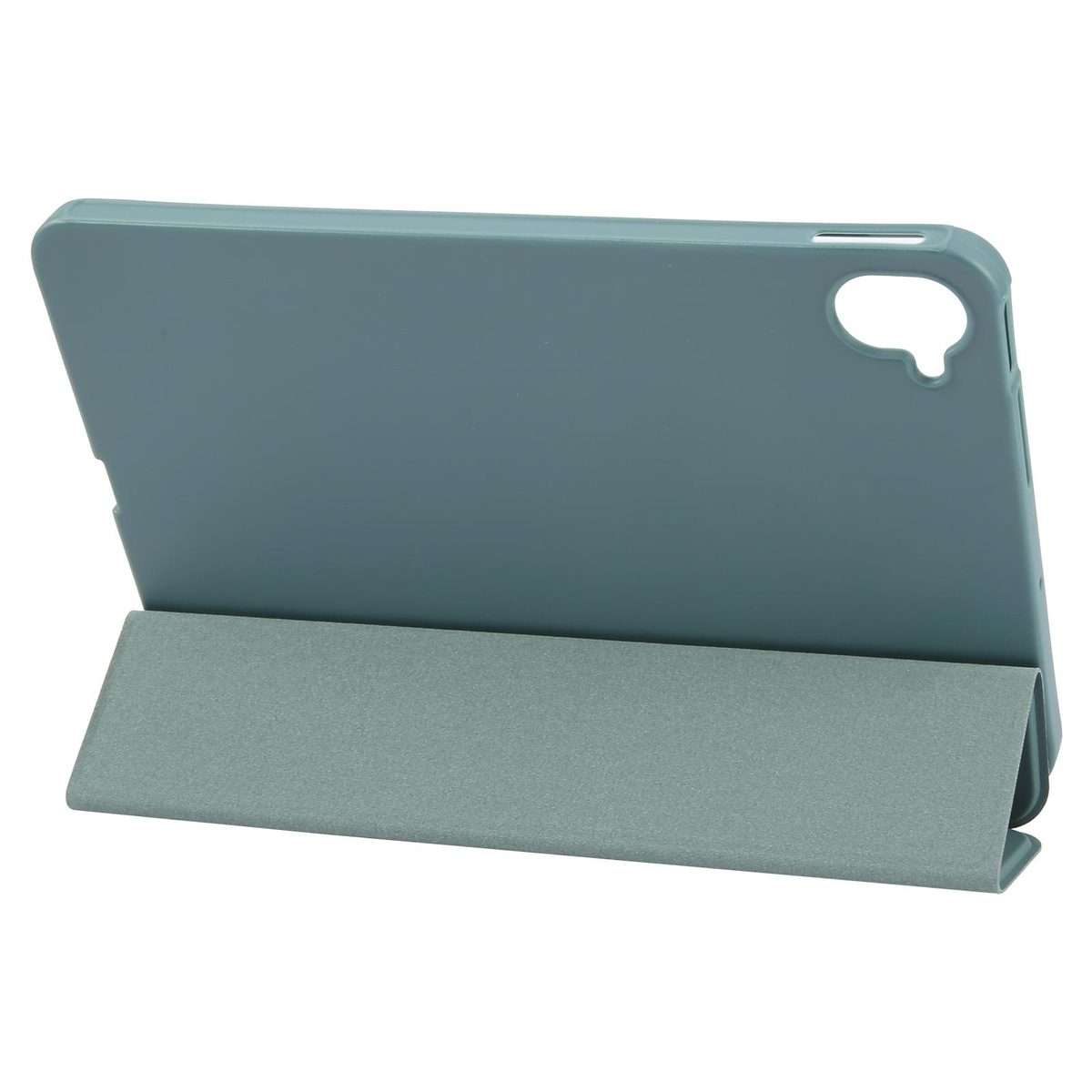 For Xiaomi Pad Mini 8.8 / Redmi K Pad Tri-fold Silicone Leather Tablet Case(Dark Green)