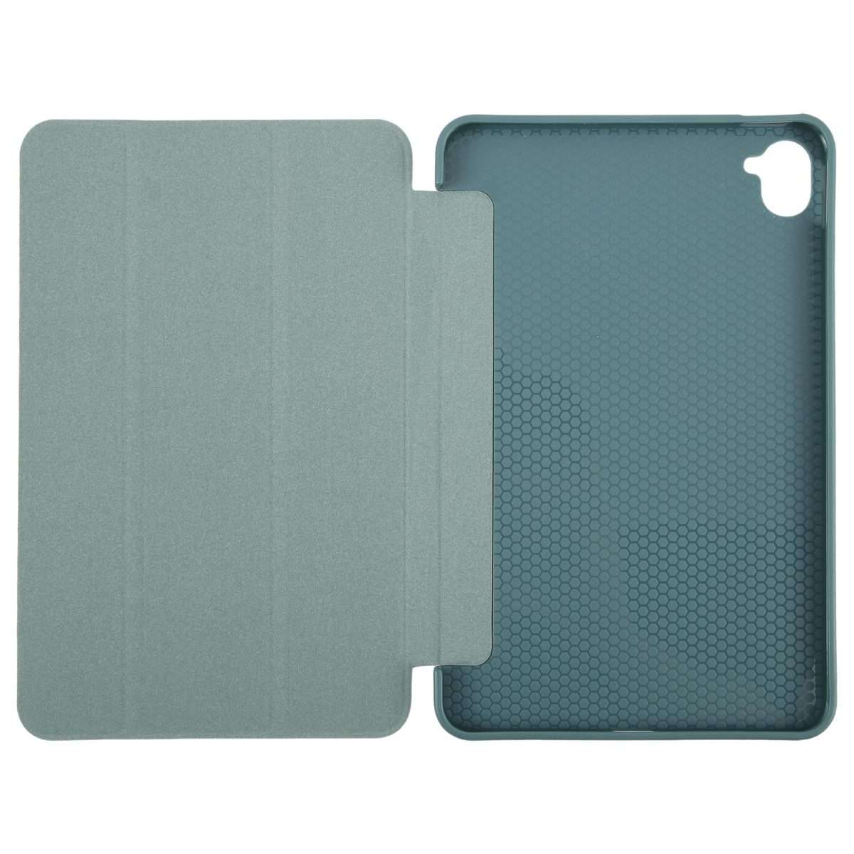 For Xiaomi Pad Mini 8.8 / Redmi K Pad Tri-fold Silicone Leather Tablet Case(Dark Green)