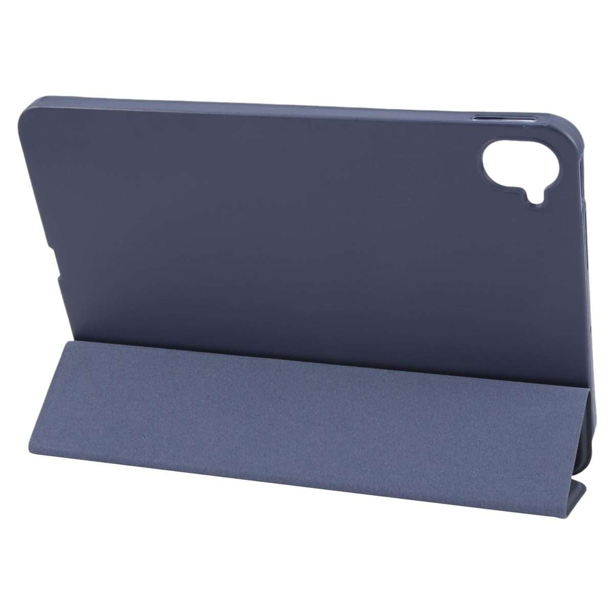 For Xiaomi Pad Mini 8.8 / Redmi K Pad Tri-fold Silicone Leather Tablet Case(Dark Blue)