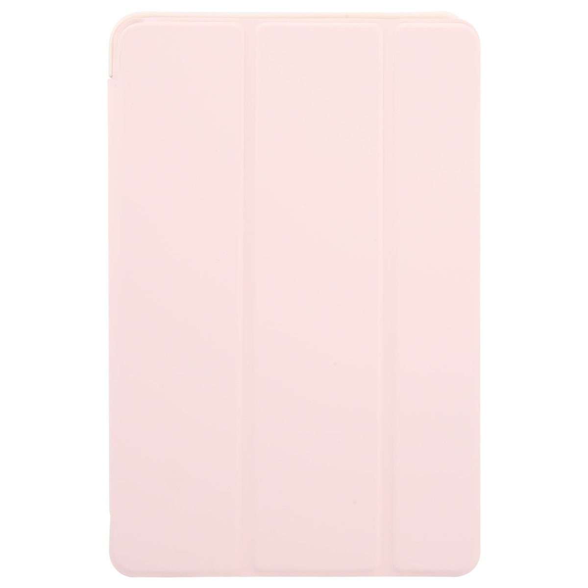 For Xiaomi Pad Mini 8.8 / Redmi K Pad Tri-fold Silicone Leather Tablet Case(Pink)