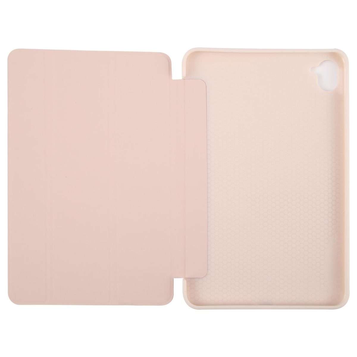For Xiaomi Pad Mini 8.8 / Redmi K Pad Tri-fold Silicone Leather Tablet Case(Pink)