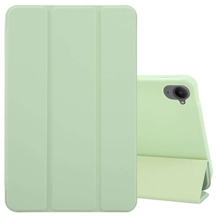 For Xiaomi Pad Mini 8.8 / Redmi K Pad Tri-fold Silicone Leather Tablet Case(Green)