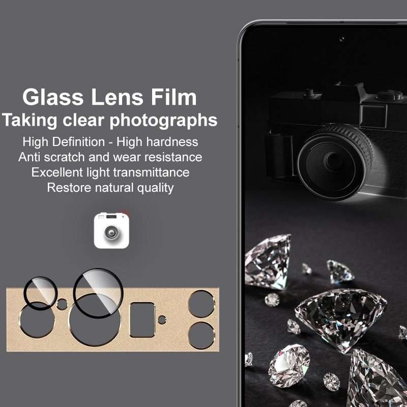 For Google Pixel 8 Pro IMAK Metal Armor Premium Camera Protector Film(Black)