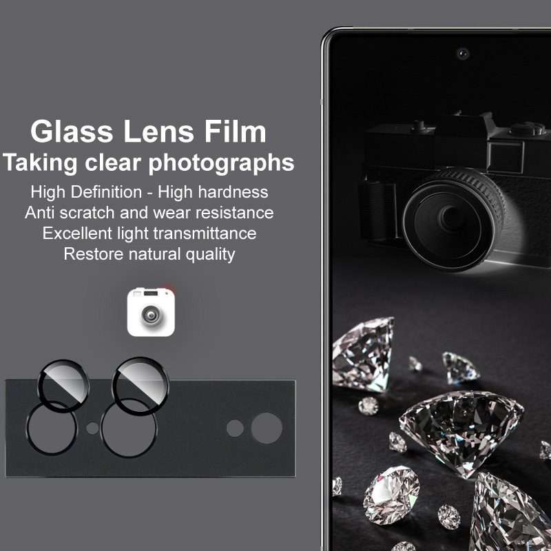 For Google Pixel 7 IMAK Metal Armor Premium Camera Protector Film(Black)