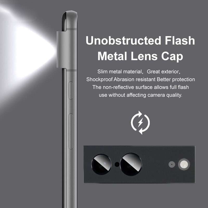 For Google Pixel 7 IMAK Metal Armor Premium Camera Protector Film(Black)