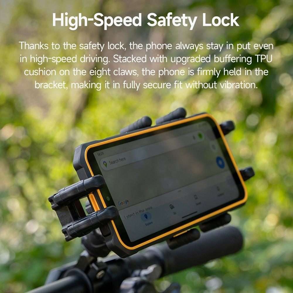 Ulefone Armor Mount Pro AM02 Universal Bicycle Handle Phone Holder(Black)