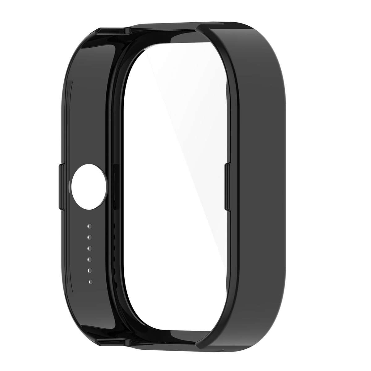 For Nothing CMF Watch Pro D395 PC + Tempered Film Integrated Watch Protective Case(Black)