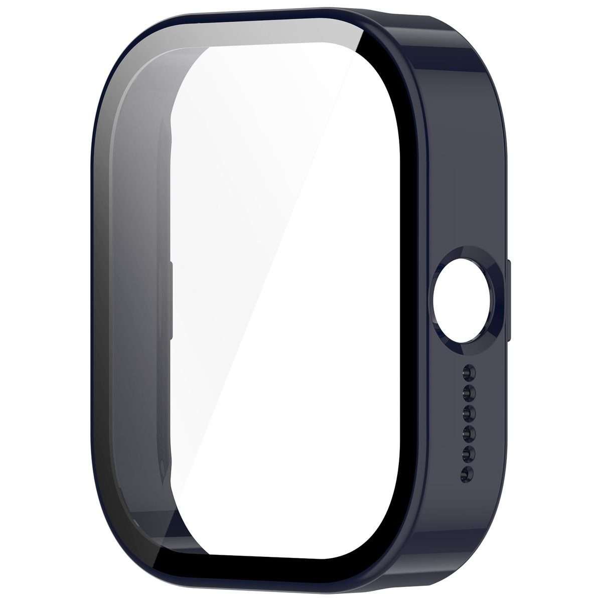 For Nothing CMF Watch Pro D395 PC + Tempered Film Integrated Watch Protective Case(Ink Blue)
