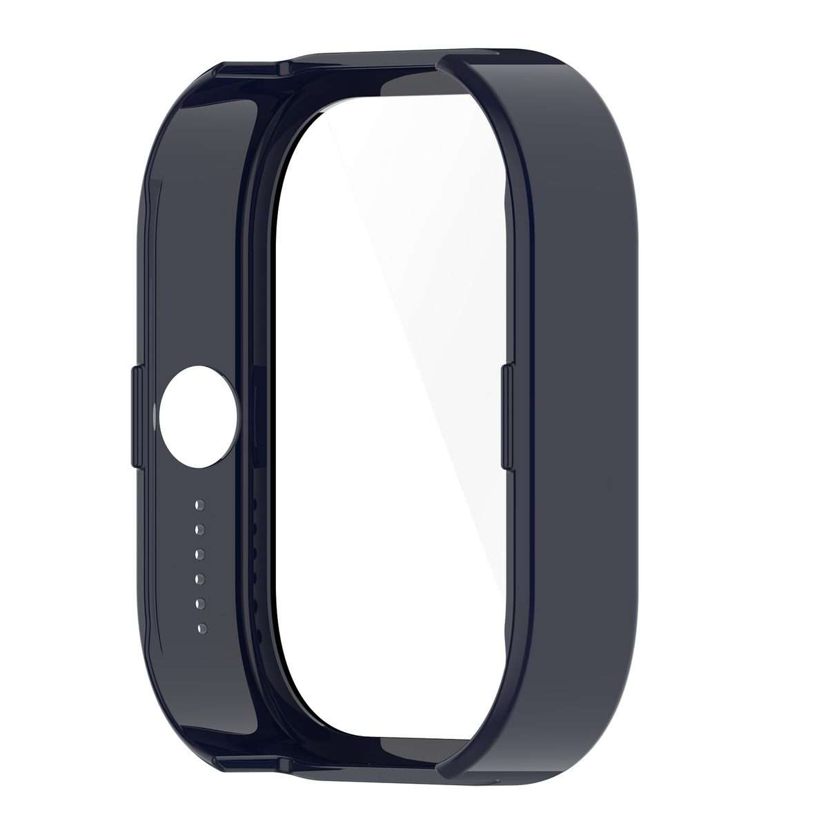 For Nothing CMF Watch Pro D395 PC + Tempered Film Integrated Watch Protective Case(Ink Blue)