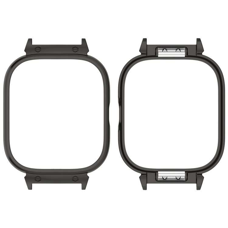 For Nothing CMF Watch Pro D395 20mm Metal Frame Watch Protective Case(Black)