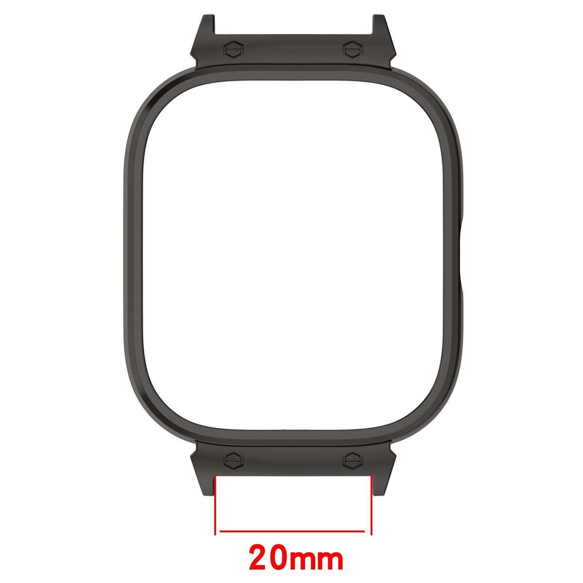 For Nothing CMF Watch Pro D395 20mm Metal Frame Watch Protective Case(Gold)