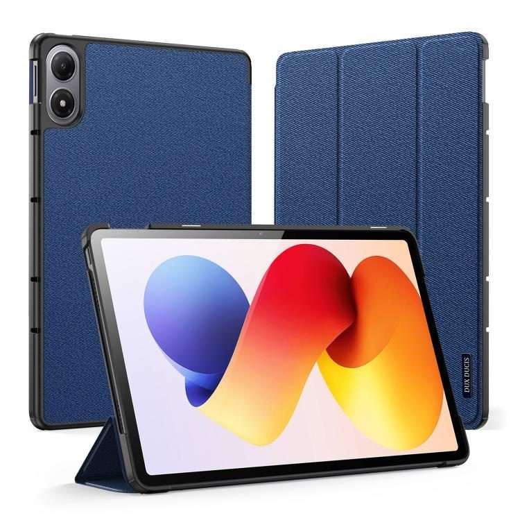 For Xiaomi Redmi Pad 2 Pro / Pad Pro 5G DUX DUCIS Domo Series Cloth Texture Magnetic Le ... (Blue)